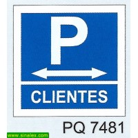 PQ7481 parque estacionamento clientes esquerda direita