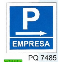 PQ7485 parque estacionamento empresa direita