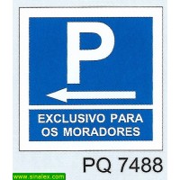 PQ7488 parque estacionamento exclusivo moradores esquerda