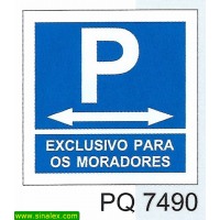 PQ7490 parque estacionamento exclusivo moradores esquerda...