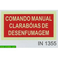 IN1355 comando manual claraboias de desenfumagem