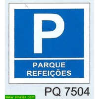 PQ7504 parque estacionamento parque refeicoes