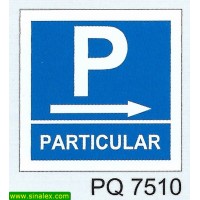 PQ7510 parque estacionamento particular direita