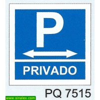 PQ7515 parque estacionamento privado esquerda direita