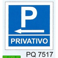 PQ7517 parque estacionamento privativo esquerda