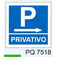 PQ7518 parque estacionamento privativo direita