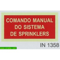 IN1358 comando manual do sistema sprinklers