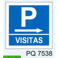 PQ7538 parque estacionamento visitas direita