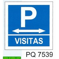 PQ7539 parque estacionamento visitas esquerda direita