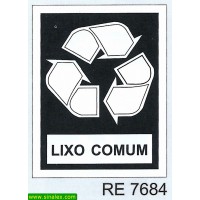 RE7684 lixo comum