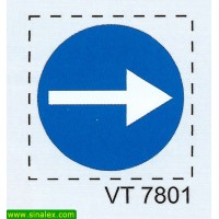 VT7801 obrigatorio seta direita