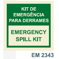 EM2343 kit emergencia para derrames emergency spill kit