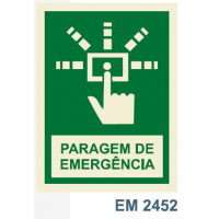 EM2452 botao paragem de emergencia