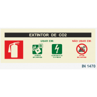 IN1470 agente extintor co2