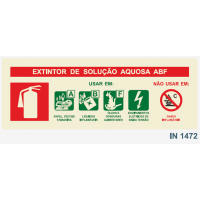 IN1472 agente extintor solucao aquosa abf