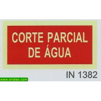 IN1382 corte parcial de agua
