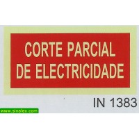 IN1383 corte parcial de electricidade