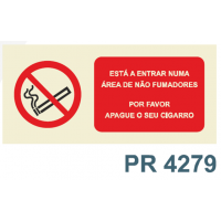 PR4279 esta a entrar numa area de nao fumadores por favor...