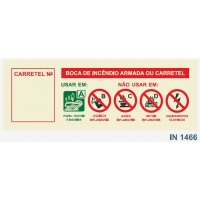 IN1466 boca de incendio armada ou carretel