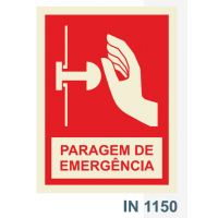 IN1150 botao paragem de emergencia