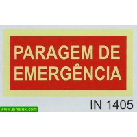IN1405 paragem de emergencia