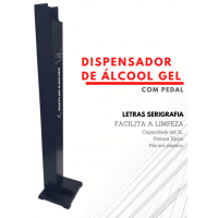 Dispensador de alcool gel com Pedal