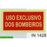 IN1428 uso exclusivo dos bombeiros