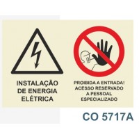 CO5717A instalacao de energia eletrica proibido entrada...