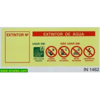 IN1462 agente extintor agua