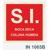 IN1065B si boca de incendio seca coluna humida