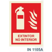 IN1105A   extintor no interior fogo