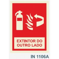 IN1106A extintor do outro lado fogo