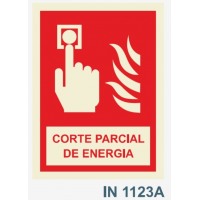 IN1123A corte parcial de energia fogo