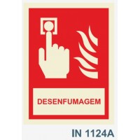 IN1124A comando manual desenfumagem fogo