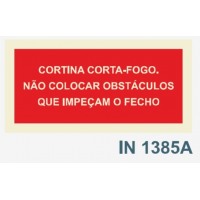 IN1385A cortina corta fogo nao colocar obstaculos que...