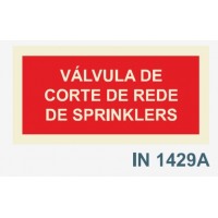 IN1429A valvula de corte de rede de sprinklers