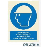 OB3701A obrigatorio capacete proteccao a partir deste ponto