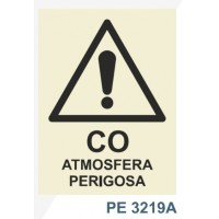 PE3219A perigo atencao co atmosfera perigosa
