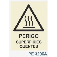 PE3296A perigo irradiacao calor superficies quentes