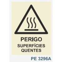 PE3296A perigo irradiacao calor superficies quentes