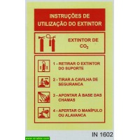 IN1602 instrucoes de utilizacao do extintor