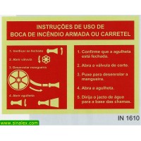 IN1610 instrucoes de uso boca de incendio armada ou carretel