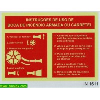 IN1611 instrucoes de uso boca de incendio armada ou carretel