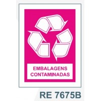 RE7675B embalagens contaminadas