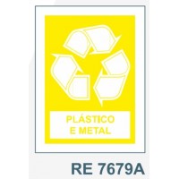 RE7679A plastico e metal reciclagem