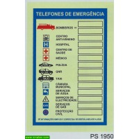 PS1950 telefones de emergencia