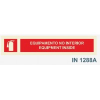 IN1288A extintor EQUIPAMENTO NO INTERIOR EQUIPMENT INSIDE