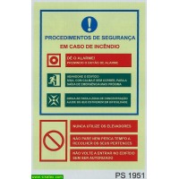 PS1951 procedimentos de seguranca em caso de incendio