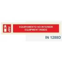 IN1288D EXTINTOR FOGO EQUIPAMENTO NO INTERIOR EQUIPMENT...