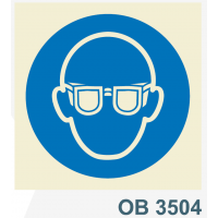 OB3504 obrigatorio oculos proteccao